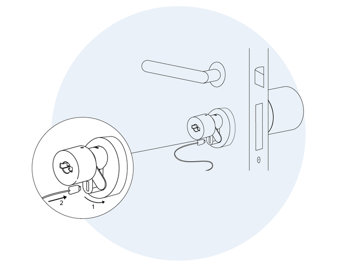 Visuel - Procédure en cas de batterie vide